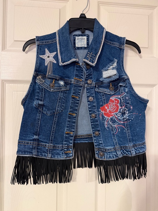 Guns N' Roses Jackets & Blazers - Guns and roses Jean jacket vest size large